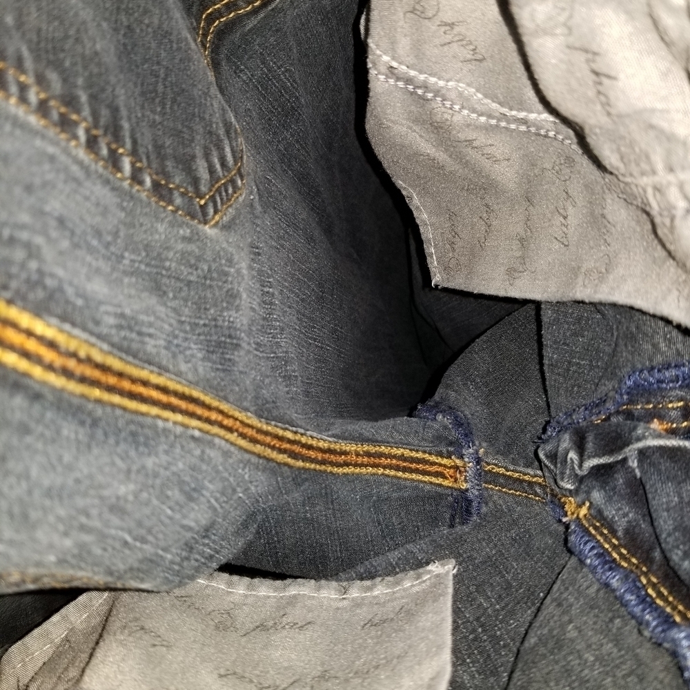 Baby Phat Carpenter Jeans Stretchy Flare Leg Size 7 - Picture 9 of 11